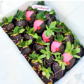 20pcs CUPID'S ARROW Pink Design Chocolate Strawberries Gift Box